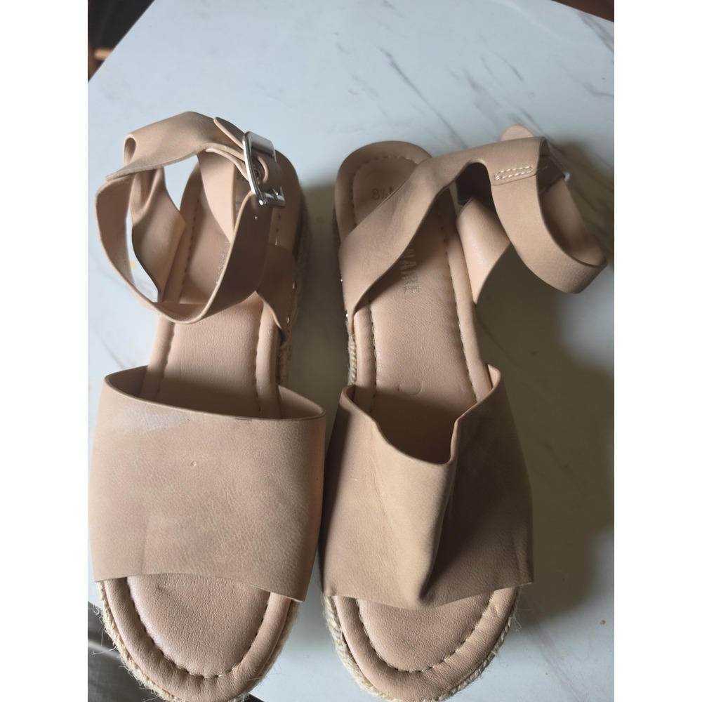 Cushionaire Miranda Platform Wedge Sandals Size 8.5